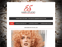 Tablet Screenshot of envisionsalonhairstudio.com